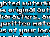 Warning Screen